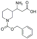 3-(1-((BENZYLOXY)CARBONYL)PIPERIDIN-3-YL)-3-AMINOPROPANOIC ACID Struktur