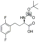 (R)-2-TERT-BUTOXYCARBONYLAMINO-4-(2,5-DIFLUORO-PHENYL)-BUTYRIC ACID Struktur