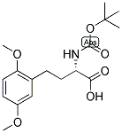 (S)-2-TERT-BUTOXYCARBONYLAMINO-4-(2,5-DIMETHOXY-PHENYL)-BUTYRIC ACID Struktur