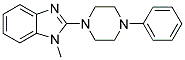 1-METHYL-2-(4-PHENYL-PIPERAZIN-1-YL)-1H-BENZOIMIDAZOLE Struktur