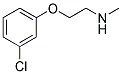 N-[2-(3-CHLOROPHENOXY)ETHYL]-N-METHYLAMINE Struktur