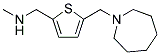 [5-(1-AZEPANYLMETHYL)-2-THIENYL]-N-METHYLMETHANAMINE Struktur