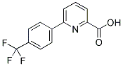 6-[4-(TRIFLUOROMETHYL)PHENYL]PYRIDINE-2-CARBOXYLIC ACID Struktur