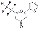 (1E)-6,6,7,7-TETRAFLUORO-1-THIEN-2-YLHEPT-1-ENE-3,5-DIONE Struktur