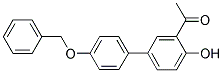 1-[4'-(BENZYLOXY)-4-HYDROXY[1,1'-BIPHENYL]-3-YL]ETHANONE Struktur