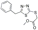 METHYL [(5-BENZYL-1,3,4-THIADIAZOL-2-YL)SULFANYL]ACETATE Struktur