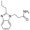 3-(2-PROPYL-1H-BENZIMIDAZOL-1-YL)PROPANAMIDE Struktur