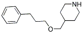 4-[(3-PHENYLPROPOXY)METHYL]PIPERIDINE Struktur