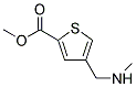 METHYL 4-[(METHYLAMINO)METHYL]THIOPHENE-2-CARBOXYLATE Struktur