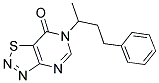 6-(1-METHYL-3-PHENYLPROPYL)[1,2,3]THIADIAZOLO[4,5-D]PYRIMIDIN-7(6H)-ONE Struktur