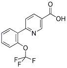 6-[2-(TRIFLUOROMETHOXY)PHENYL]NICOTINIC ACID Struktur