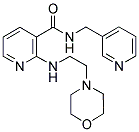 2-(2-MORPHOLIN-4-YL-ETHYLAMINO)-N-PYRIDIN-3-YLMETHYL-NICOTINAMIDE Struktur