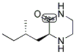 (S)-3-((S)-2-METHYL-BUTYL)-PIPERAZIN-2-ONE Struktur