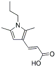 (2E)-3-(2,5-DIMETHYL-1-PROPYL-1H-PYRROL-3-YL)ACRYLIC ACID Struktur