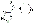 4-[(1-METHYL-1H-1,2,3-TRIAZOL-4-YL)CARBONOTHIOYL]MORPHOLINE Struktur