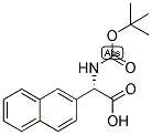 (S)-TERT-BUTOXYCARBONYLAMINO-NAPHTHALEN-2-YL-ACETIC ACID Struktur