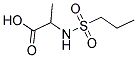 2-[(PROPYLSULFONYL)AMINO]PROPANOIC ACID Struktur