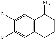 6,7-DICHLORO-1,2,3,4-TETRAHYDRO-NAPHTHALEN-1-YLAMINE Struktur