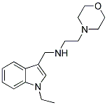 N-[(1-ETHYL-1H-INDOL-3-YL)METHYL]-N-(2-MORPHOLIN-4-YLETHYL)AMINE Struktur