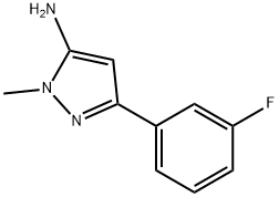 5-(3-FLUORO-PHENYL)-2-METHYL-2H-PYRAZOL-3-YLAMINE Struktur