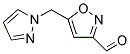 5-(1H-PYRAZOL-1-YLMETHYL)-3-ISOXAZOLECARBALDEHYDE Struktur