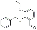 2-(BENZYLOXY)-3-ETHOXYBENZALDEHYDE Struktur