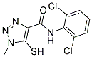 N-(2,6-DICHLOROPHENYL)-5-MERCAPTO-1-METHYL-1H-1,2,3-TRIAZOLE-4-CARBOXAMIDE Struktur