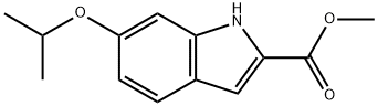 6-ISOPROPOXY-1H-INDOLE-2-CARBOXYLIC ACID METHYL ESTER Struktur