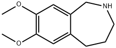 7,8-DIMETHOXY-2,3,4,5-TETRAHYDRO-2-BENZAZEPINE Struktur