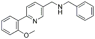 N-BENZYL-1-[6-(2-METHOXYPHENYL)PYRIDIN-3-YL]METHANAMINE Struktur