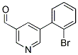 5-(2-BROMOPHENYL)NICOTINALDEHYDE Struktur