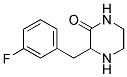 3-(3-FLUORO-BENZYL)-PIPERAZIN-2-ONE Struktur