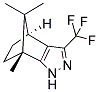 D-4,5,6,7-TETRAHYDRO-3-TRIFLUOROMETHYL-7,8,8-TRIMETHYL-1H-4,7-(METHANO)INDAZOLE Struktur