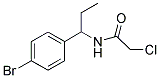 N-[1-(4-BROMOPHENYL)PROPYL]-2-CHLOROACETAMIDE Struktur