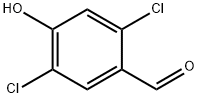 2,5-DICHLORO-4-HYDROXY-BENZALDEHYDE Struktur