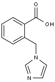 2-IMIDAZOL-1-YLMETHYL-BENZOIC ACID Struktur