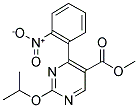 METHYL-2-ISOPROPOXY-4-(-2-NITROPHENYL)-5-PYRIMIDINE CARBOXYLATE Struktur