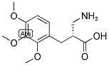 (R)-2-AMINOMETHYL-3-(2,3,4-TRIMETHOXY-PHENYL)-PROPIONIC ACID Struktur