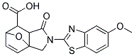 3-(5-METHOXY-BENZOTHIAZOL-2-YL)-4-OXO-10-OXA-3-AZA-TRICYCLO[5.2.1.0(1,5)]DEC-8-ENE-6-CARBOXYLIC ACID Struktur