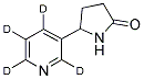 (R,S)-NORCOTININE-PYRIDYL-D4 Struktur