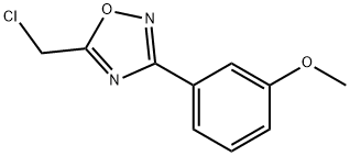 5-(CHLOROMETHYL)-3-(3-METHOXYPHENYL)-1,2,4-OXADIAZOLE Struktur