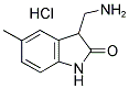 3-AMINOMETHYL-5-METHYL-1,3-DIHYDRO-INDOL-2-ONE HCL Struktur