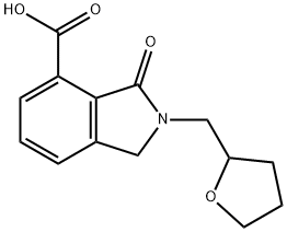 3-OXO-2-(TETRAHYDRO-FURAN-2-YLMETHYL)-2,3-DIHYDRO-1H-ISOINDOLE-4-CARBOXYLIC ACID price.