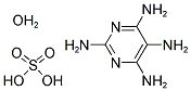 2,4,5,6-PYRIMIDINETETRAAMINE SULFATE SALT, HYDRATE Struktur