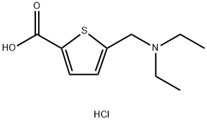 5-[(DIETHYLAMINO)METHYL]THIOPHENE-2-CARBOXYLIC ACID Struktur