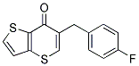 6-(4-FLUOROBENZYL)-7H-THIENO[3,2-B]THIOPYRAN-7-ONE Struktur