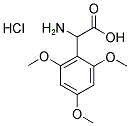 2-AMINO-2-(2,4,6-TRIMETHOXYPHENYL)ACETIC ACID HYDROCHLORIDE Struktur