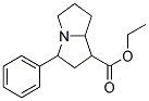 ETHYL HEXAHYDRO-3-PHENY-1H-PYRROLIZINE-1-CARBOXYLATE Struktur