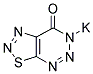 POTASSIUM [1,2,3]THIADIAZOLO[5,4-D][1,2,3]TRIAZIN-7(6H)-OLATE Struktur