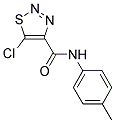 5-CHLORO-N-(4-METHYLPHENYL)-1,2,3-THIADIAZOLE-4-CARBOXAMIDE Struktur